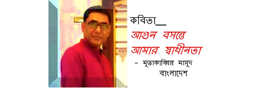আগুন বসন্তে আমার স্বাধীনতা - মুতাকাব্বির মাসুদ