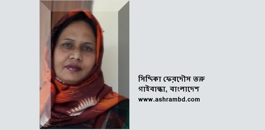 যখন থাকবো না - সিদ্দিকা ফেরদৌস তরু